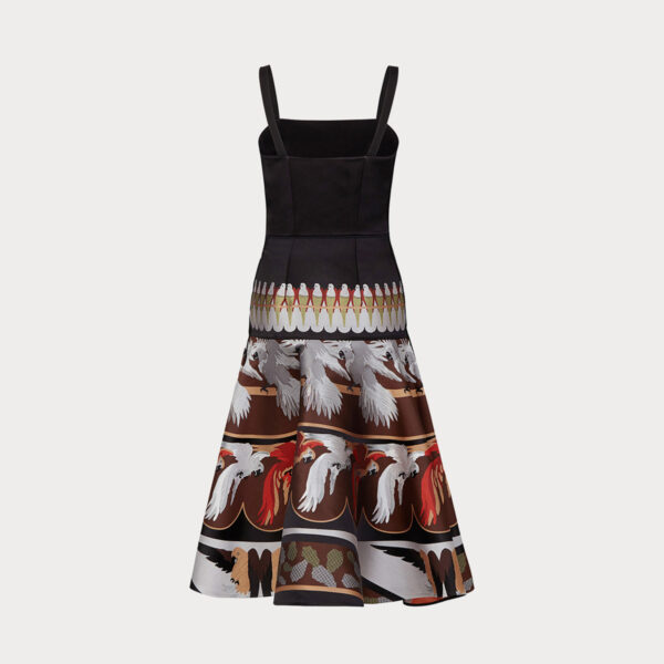 Multicolor silk dress