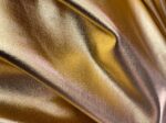 Metallic Gold Foil Lame Fabric 4-Way Stretch Spandex (60" Wide)