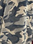 Camouflage Corduroy Fabric | Green & Beige Camo Print, 58" Wide