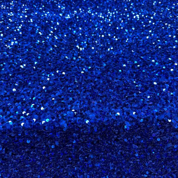 Royal Blue Velvet Sequin Fabric  Stretch Shimmer for Dancewear