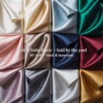 Premium Bridal Satin Fabric by the Yard – Thick 60" Wide Luxurious Satin for Gowns, Dresses, Costumes & Elegant Décor