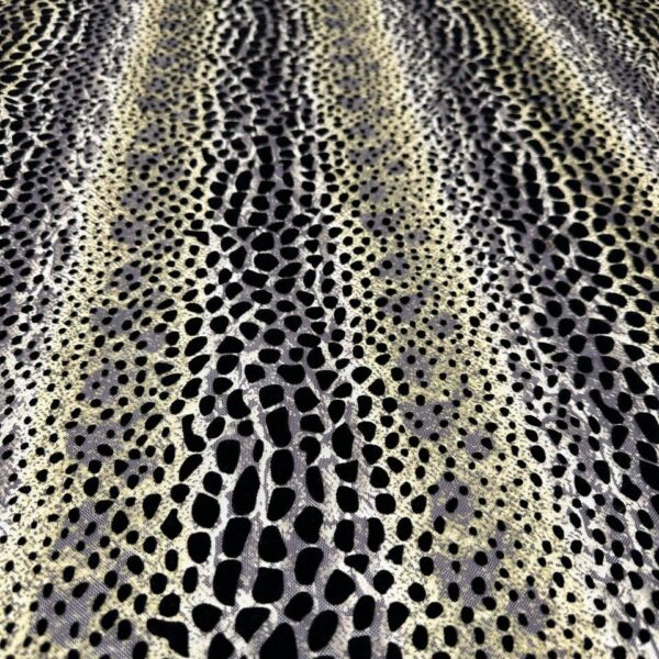 Animal Print 2-Way Stretch Mesh Fabric By The Yard, Sheer Spotted Mesh, Lightweight Stretch Fabric for Dance, Costume / Apparel