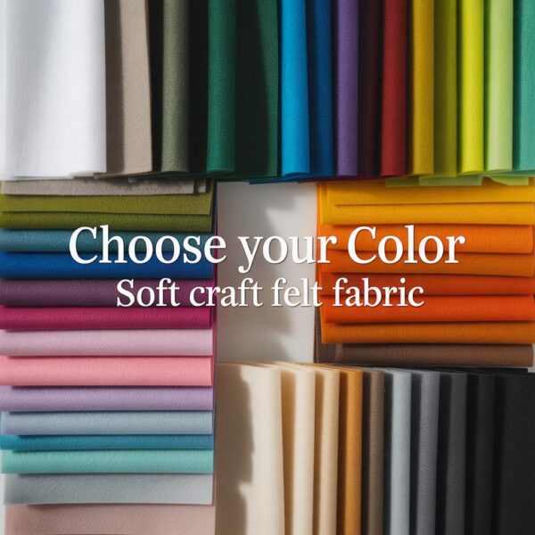 Wide Acrylic Felt Fabric – 72” Craft Felt for DIY Classroom Decor