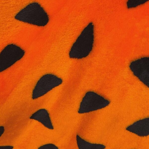 Orange Cheetah Print Faux Fur Fabric  Costume, Crafts