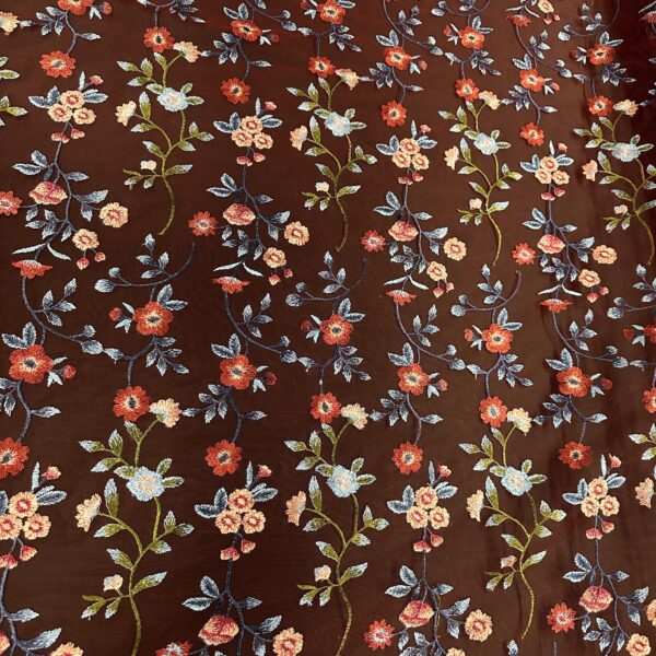 Burgundy Floral Embroidered Lace Fabric Wine Red Tulle, Costume Evening Gown