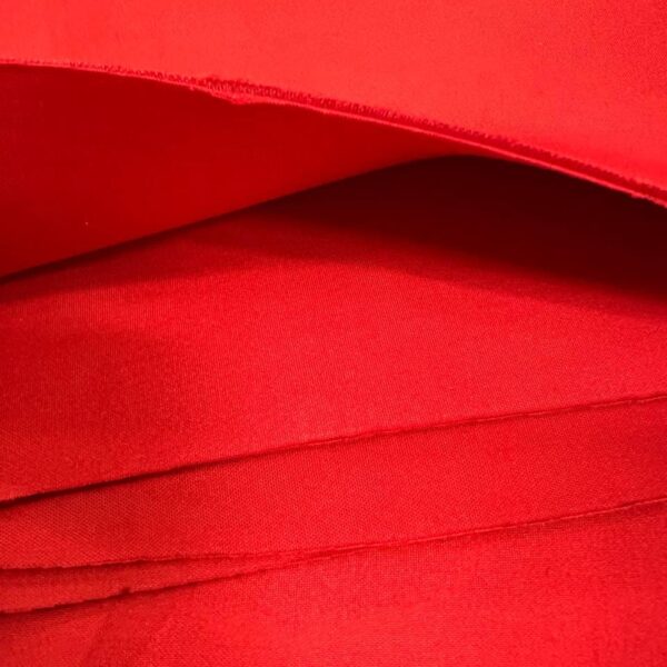 Bright Red Neoprene Fabric 2-Way Stretch, Scuba Knit, By The Yard