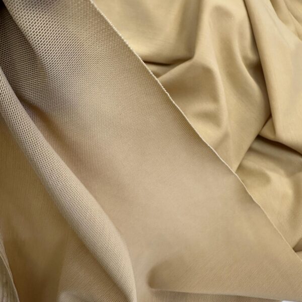 Nude Heavy Nylon Mesh Fabric by the Yard, Stretch Power Mesh Material, Beige Nude Costume Fabric, Dancewear Lingerie Mesh Textile