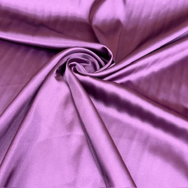 Magenta Satin Fabric by Yard, 58" Silky Stretch Charmeuse Wedding Bridesmaid Dress Fabric, Hot Pink Fuchsia Bright Material