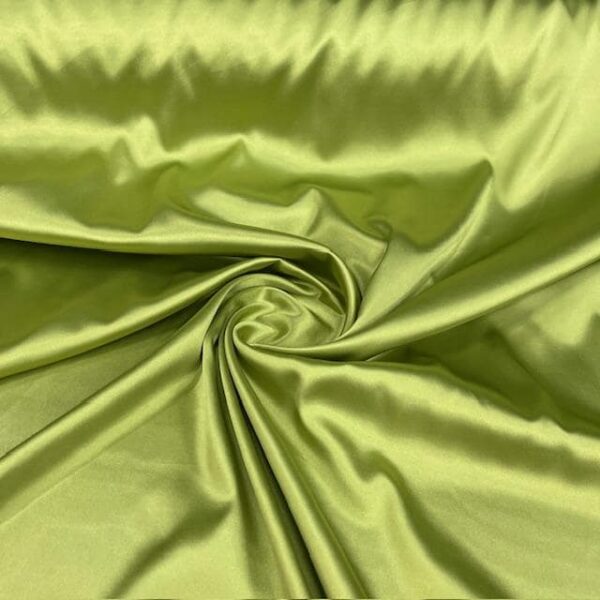 Sage Green Satin Fabric by Yard, 58" Silky Stretch Charmeuse Wedding Bridesmaid Dress Fabric, Soft Mint Olive Green Material