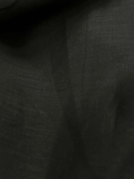 Black Linen Fabric 100% Linen By The Yard, Natural Linen Fabric, Breathable Linen Material, Dress Fabric, Sewing Fabric, Apparel Linen