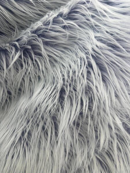 lilac Faux Fur Fabric, Long Pile, Cosplay Costume